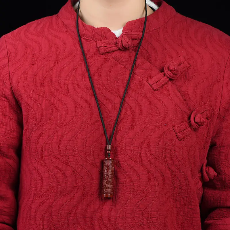 Genuine Cinnabar Pendant Can Be Opened Xiangyun Column with High Content of Zijin Sand Tube Waterproof Pendant