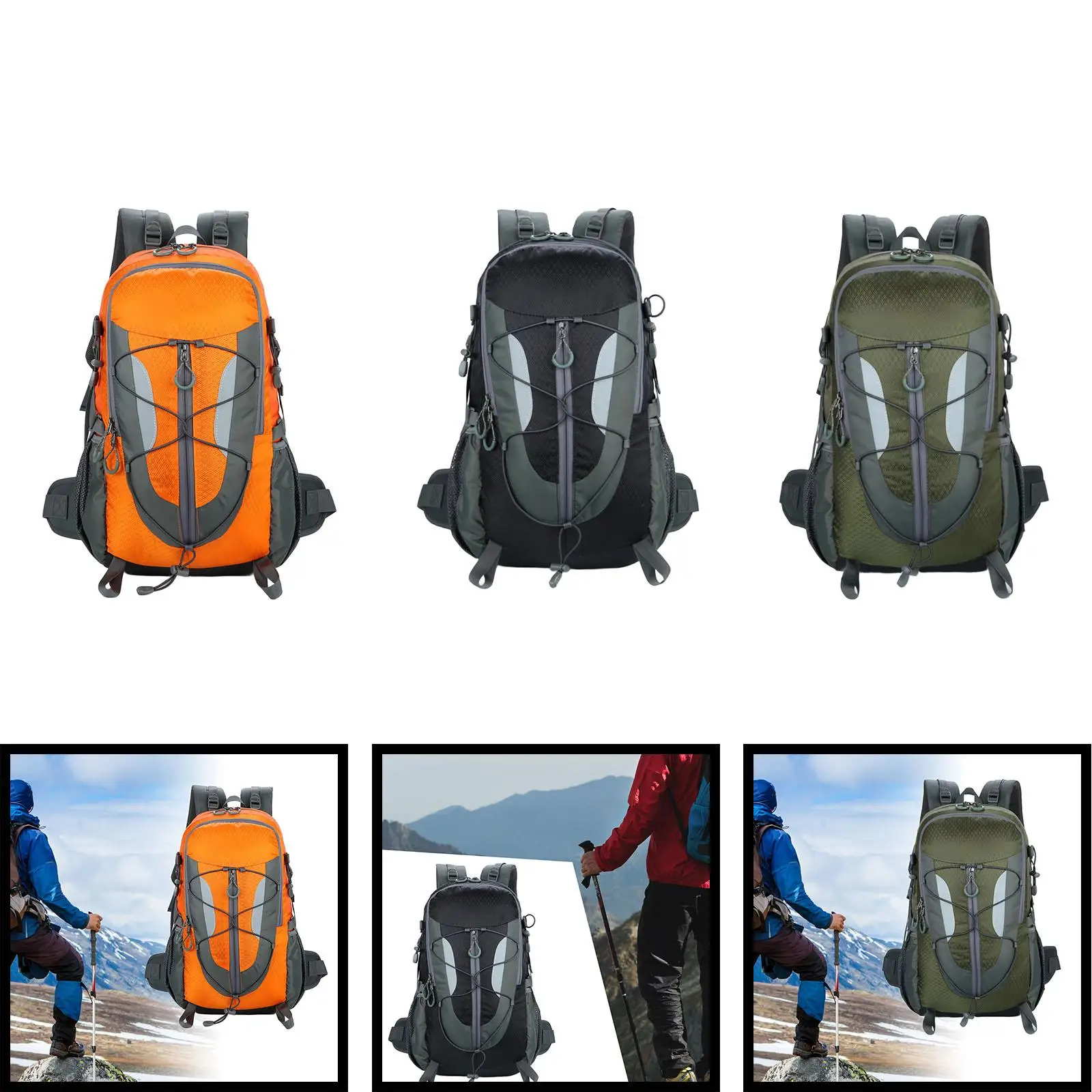 Hiking Backpack for Men Large Camping Rucksack for Climbing Hunting Trekking