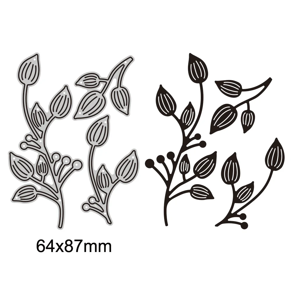 

Leaves Leaf Metal Cutting Die New Arrival 2023 Diecut Mould for Diy Molds Scrarpbooking Paper Cards Making Cuts Crafts