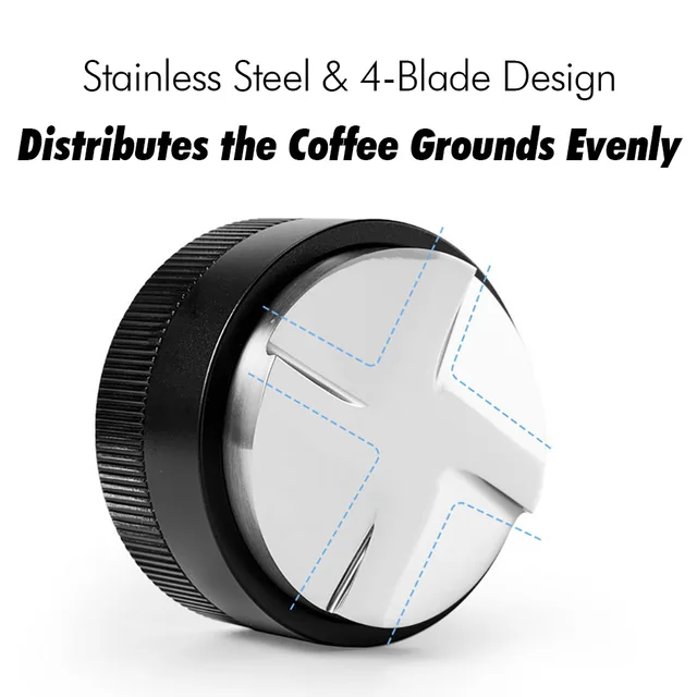 완벽한 에스프레소 추출을 위한 중력 적응형 커피 분배기