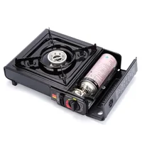 Outdoor Cassette Gas Stove Dual Purpose Portable Gas Barbecue Furnace Picnic Stove Camping Gas cooking utensils 3