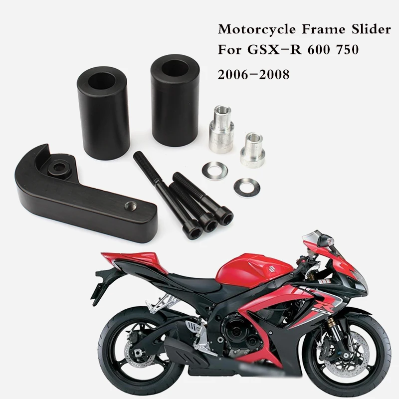 Motorcycle Parts No Cut Frame Sliders Crash Falling Protection For