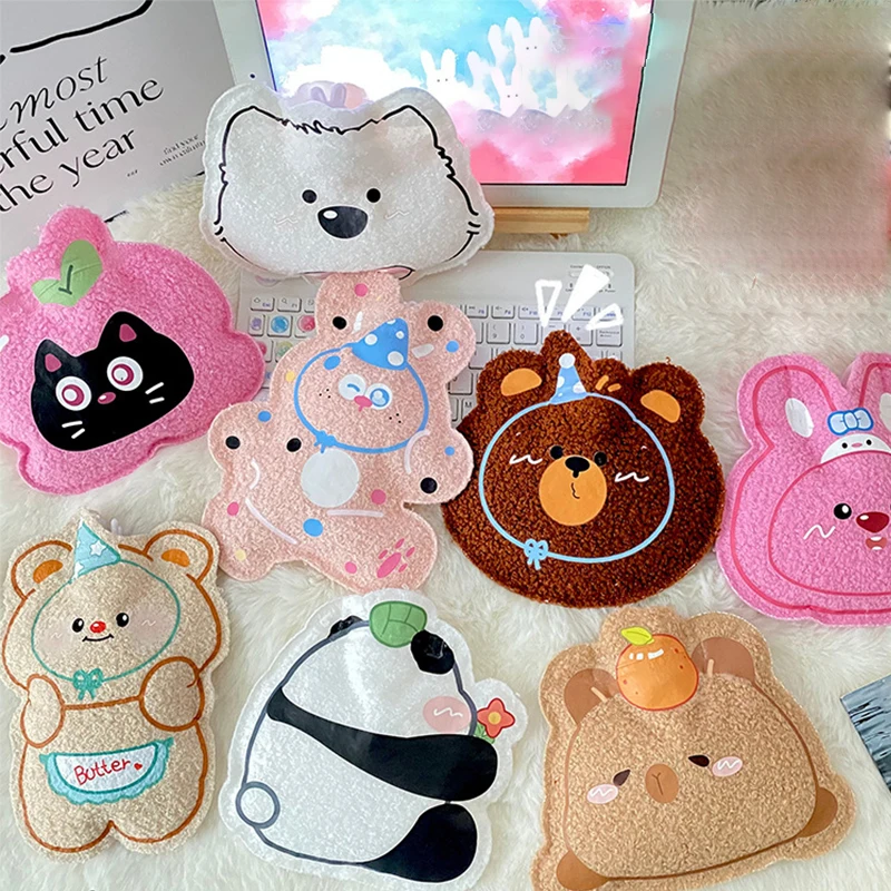 Capybara Insulation Hot Water Bottle Plush Rubber Hand And Foot Belly Warmer Explosion-Proof Hot Water Bag For Women Period Cute