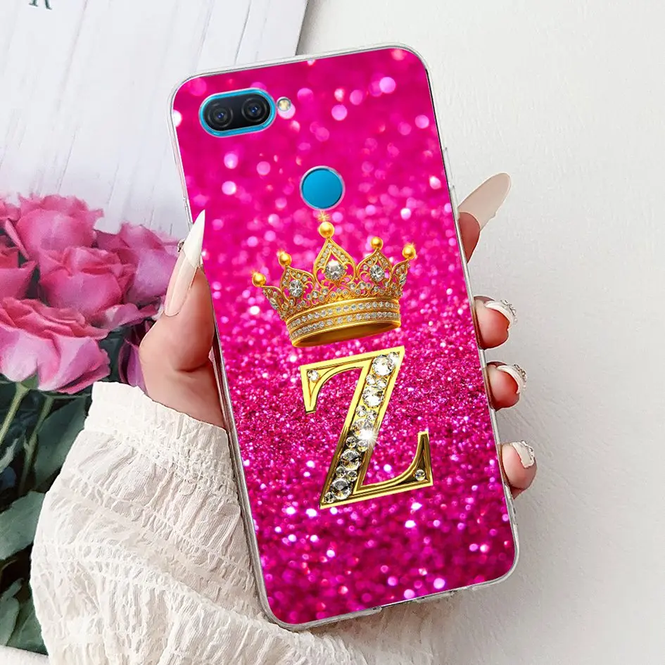 Fashion Letters Crown Soft Silicone Back Protective Phone Case Cover