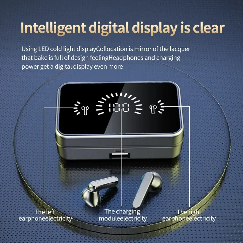 S20 TWS Bluetooth Wireless Earphones Hi-Fi Stereo Sports Gaming Waterproof Headphones Hearing Hands-free Bluetooth Headset 2