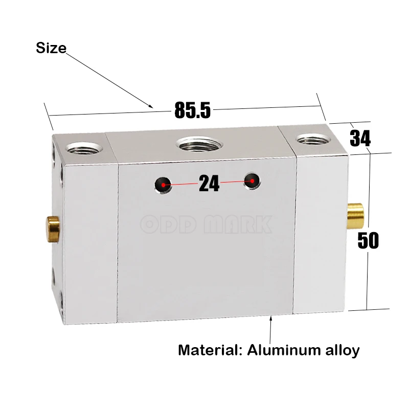 

ZDV-08 Pneumatic Switch Gas Valve Cylinder Switch Automatic Shuttle Valve Speed Control Valve Two-position Five-way Directional