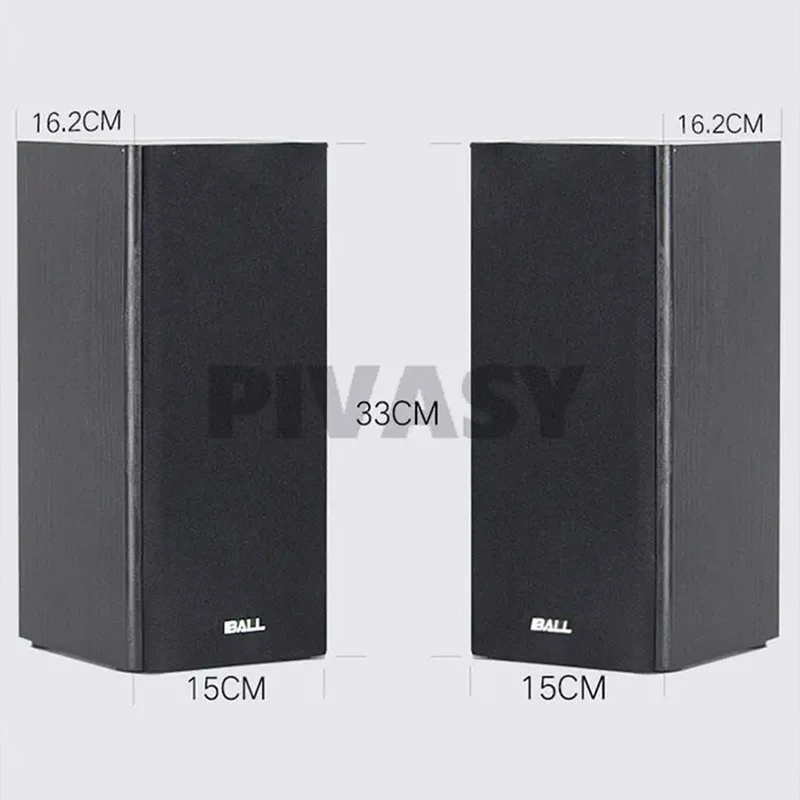 4 Inch Subwoofer Speaker Passive Bookshelf HiFi Speaker Three-Way Surround Sound Sound Box Power 60W A Pair computer speakers portable speakers audio speakers