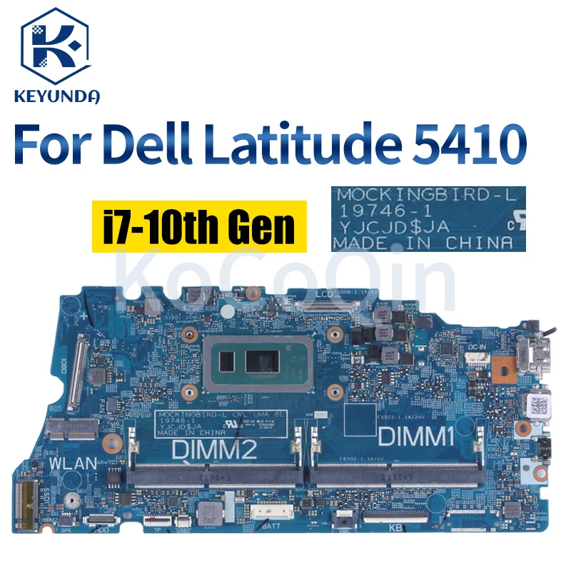 For Dell Latitude 3410 3510 Notebook Mainboard 19746-1 YJCJD