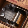 Wooden Hand-cranked Musical Box Best Gift Carving Music Box To My Wife Theme Mini Musical Box Home Decoration for Thanksgiving 6