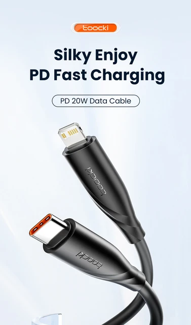 Caricatore IPhone 20W Con Cavi Lightning 1M+2M MFI - Ricarica Rapida PD Per IPhone 14/13/12/11 - Foto 2