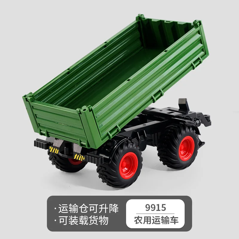 Farmer Remote Control Tractor Simulation Toy - Engineering Construction Tillage Machine