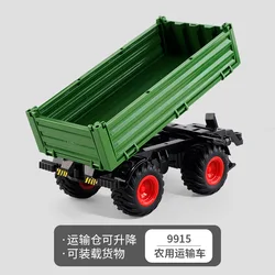 Farmer Remote Control Tractor Simulation Toy - Engineering Construction Tillage Machine (Transport vehicle)