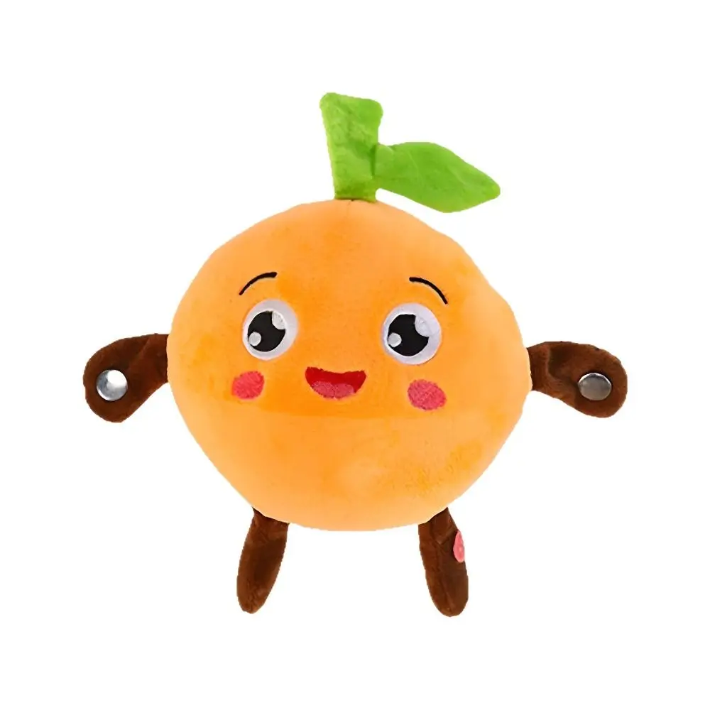 Creative Fruit Induction Metronome Music Modes Cute Fruit Plush Toy Sensory Stuffed Doll Music Rhythm Stuffed Doll