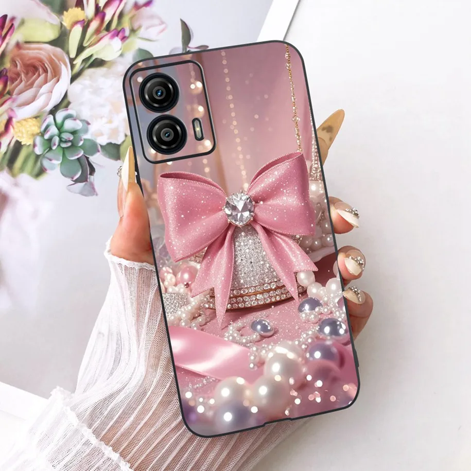 Stylish Butterfly Flower Soft Silicone Phone Case Cover