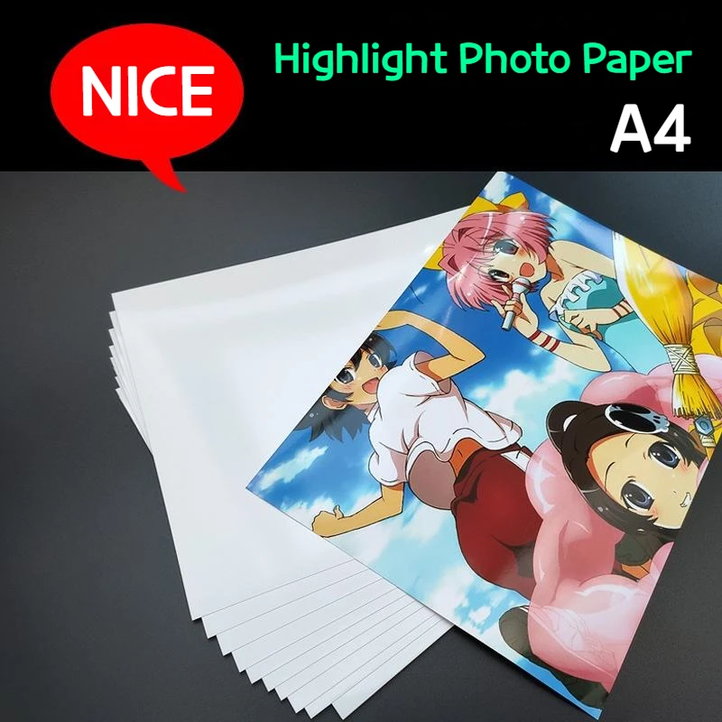 

A4 Glossy Photo Paper 180g 200g 230g Photo Album Paper Inkjet Printing Photo Paper Photography Store Nice Supplies Office Paper