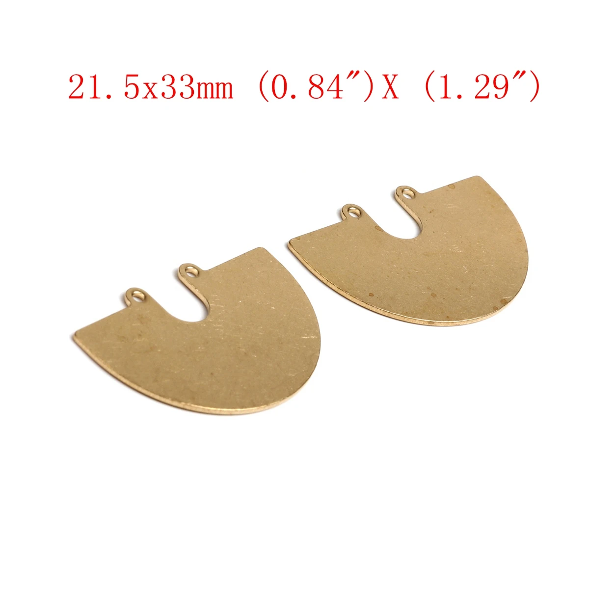 Charms aus gehämmertem Messing, bogenförmiger Verbinder, Zubehör für DIY-Ohrringe, Halsketten, Armbänder, DIY-Herstellung, Schmuckzubehör – Detail 5