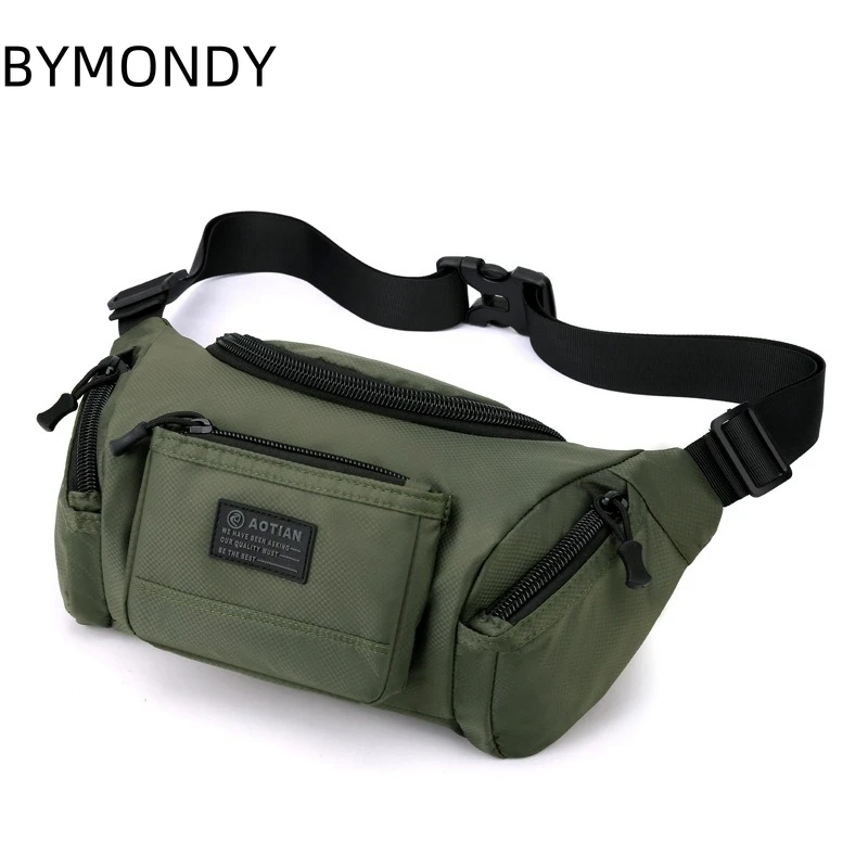 

BYMONDY Men Sling Chest Bag New Fashion Tide Male Large Oxford Cloth Shoulder Bags Outdoor Short Trip Mens Crossbody Backpack