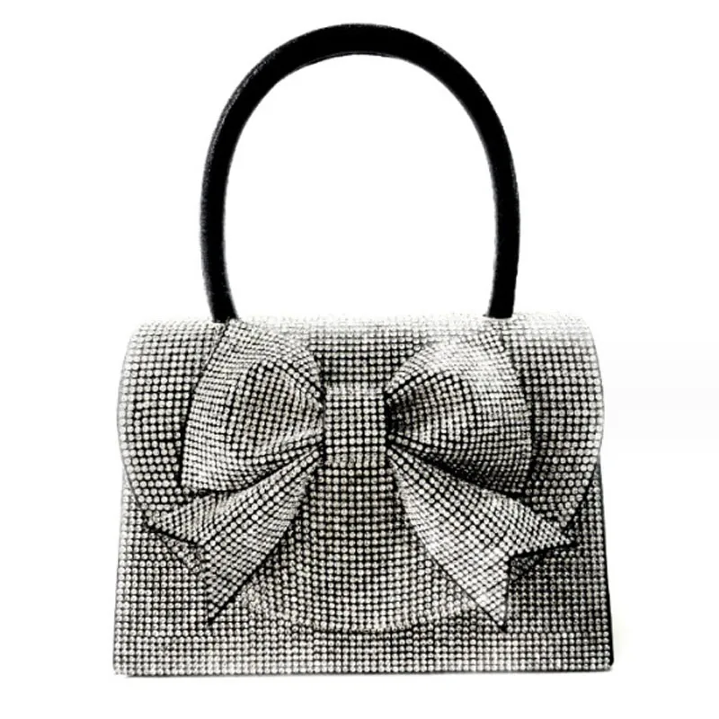 

Luxury Handmade Diamond Handbag With Diamond Evening Party Bag Crossbody Bag Small Square Bag