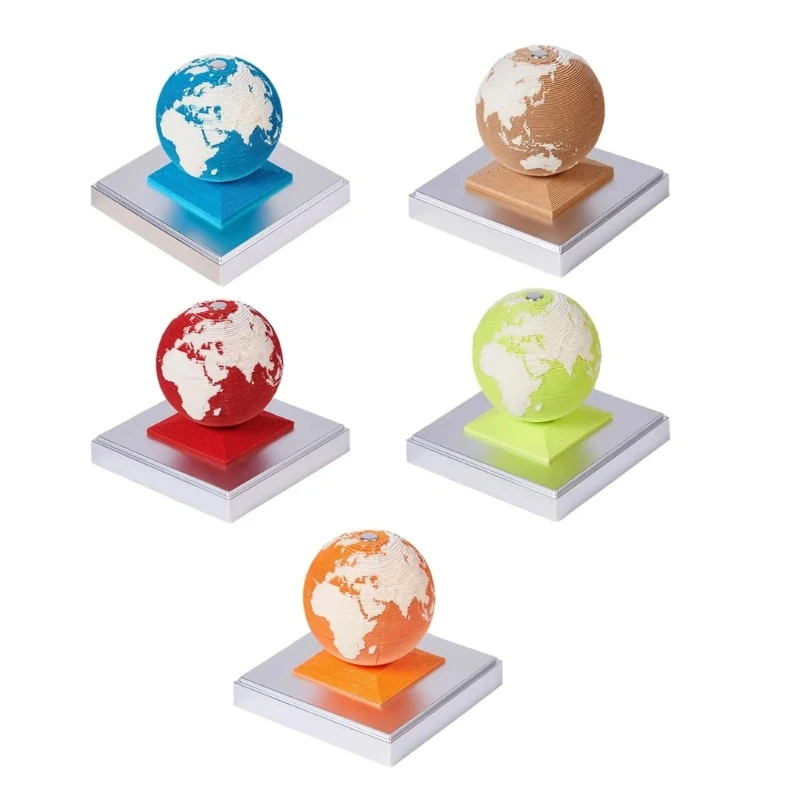 

3D Earth Desk Calendar Time Piece Calendar 2024 Earth Model Paper Art Sculpture