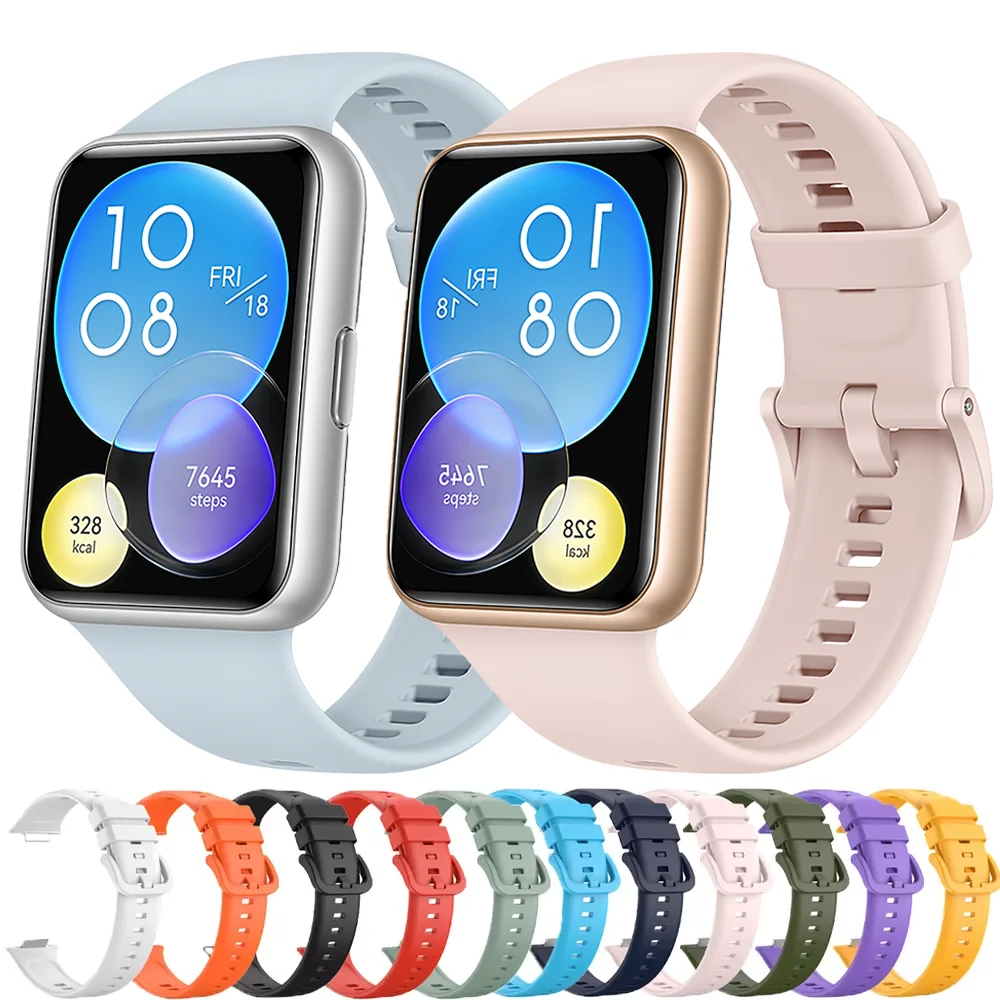 Silicone Band For Huawei Watch FIT 2 Strap Smart watch Accessories