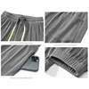 Men Summer Invisible Zipper Open Crotch Ice Silk Jogger Pants Thin Harem Male Oversized Sportswear Trousers 5