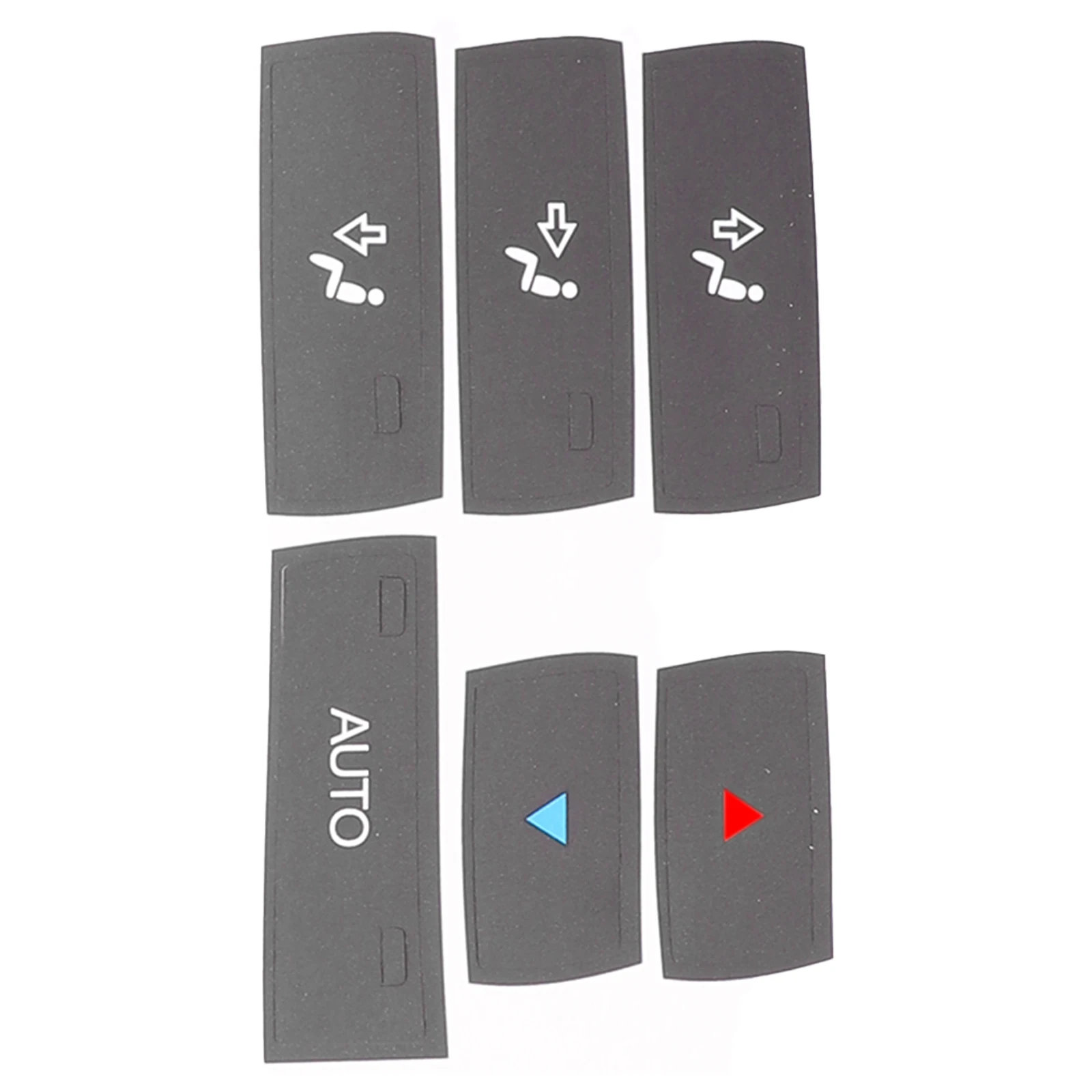 

Durable Button Repair Decal Sticker Black CLIMATE CONTROL BUTTON KNOB High Grade Vinyl For BMW X3 E83 2003- 2010