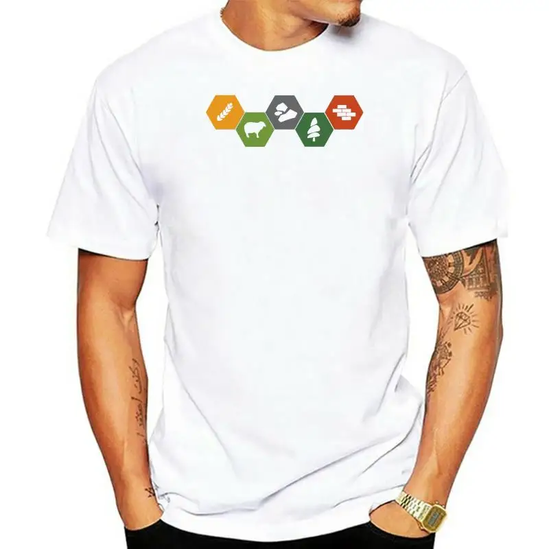 Setters Of Catan T-Shirt Colorata Minimalista