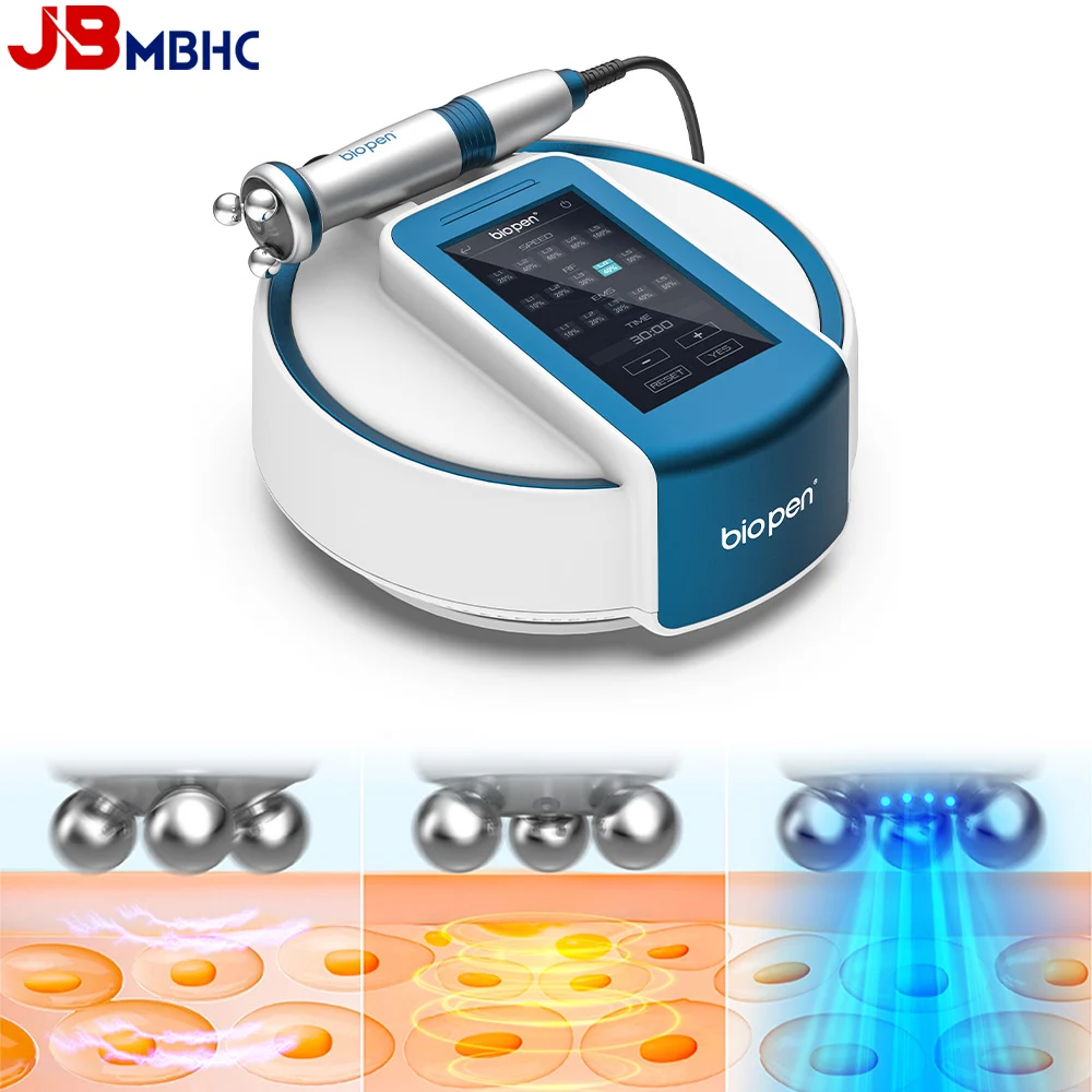 

RF&EMS Skin Tightening Machine Bio Pen Face Lifting Device Wrinkle Anti Aging Skin Rejuvenation Radio Frequency Facial Massager