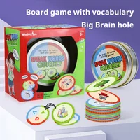 Children's Toys Spell English Word Game Card Quickly Say Words Interactive Board Game English Literacy Card 1