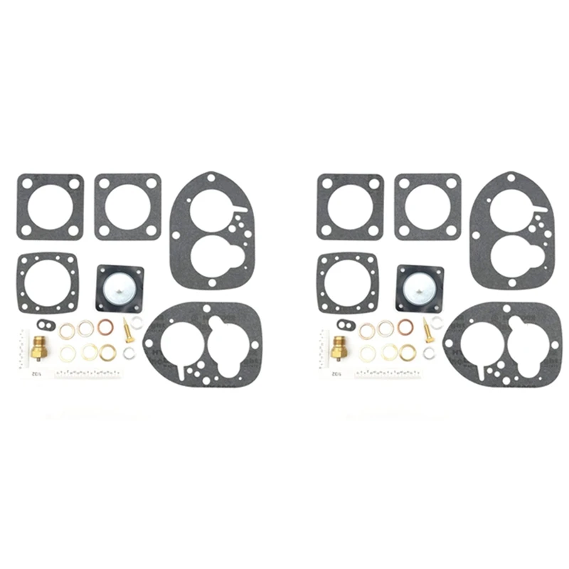 

2X Motorcycle Carburetor Rebuild Kit For Volvo Penta Solex 44PA1 856471 856472