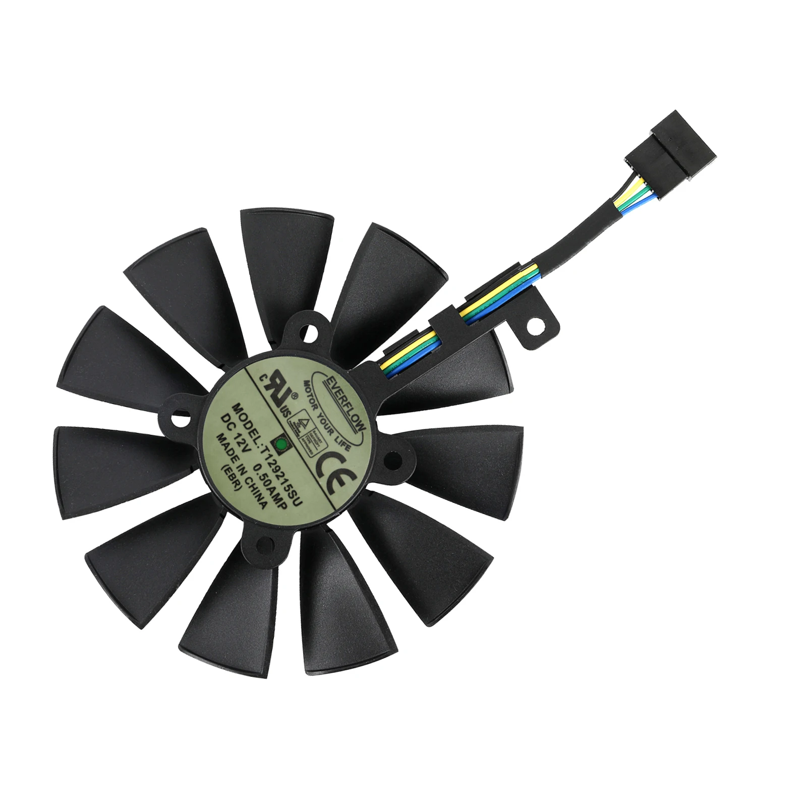 Substituição da Placa de Vídeo Refrigerador para Asus Strix T129215su 6pin Gtx1060 oc 1080 1070 1080ti rx 480 87 mm - Imagem 5