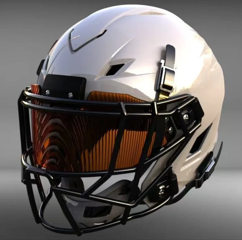 Carbon Fiber Adult Football Helmet 4