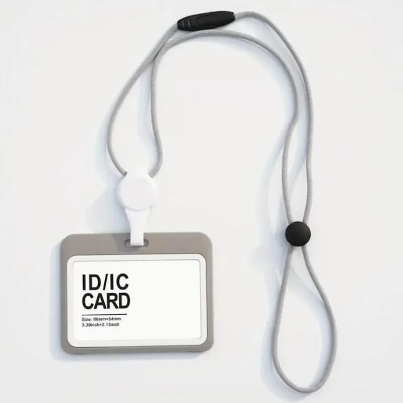 Lanyards Ausweishalter Transparente einziehbare Abzeichenrolle mit Lanyard Krankenschwesterzubehör für die Arbeit Abnehmbare Ausweiskarte – Detail 26
