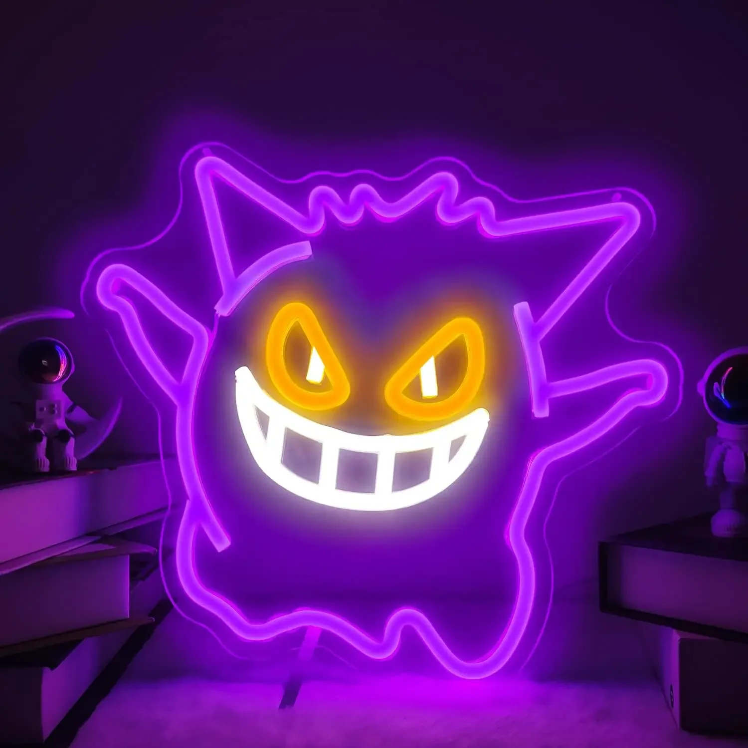 Anime Neon Sign Game Neon Signs for Wall Dimmable Light Signs Gaming Bedroom Party Wall Decor Light up Sign