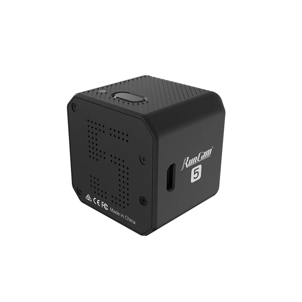 RunCam 액션 카메라, RunCam 5 안정기, 스포츠 드론, FPV EIS용 RC카, 오렌지 블랙, 4K, 2.7K @ 60FPS