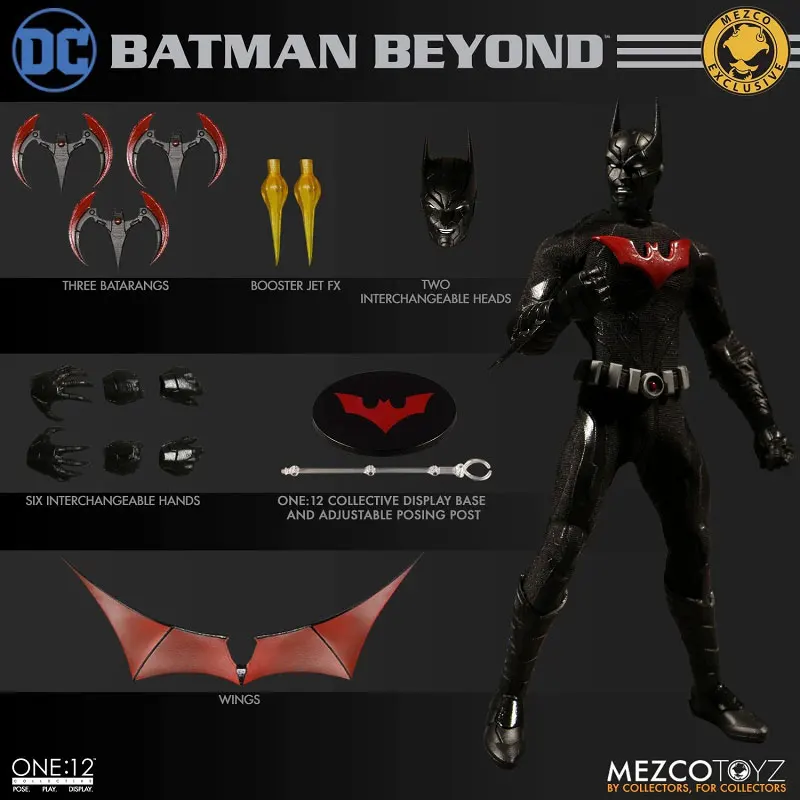 

In Stock Original Mezco Toyz One:12 Collective Batman the Future: Batman Beyond 1/12 Action Figures Model Toys