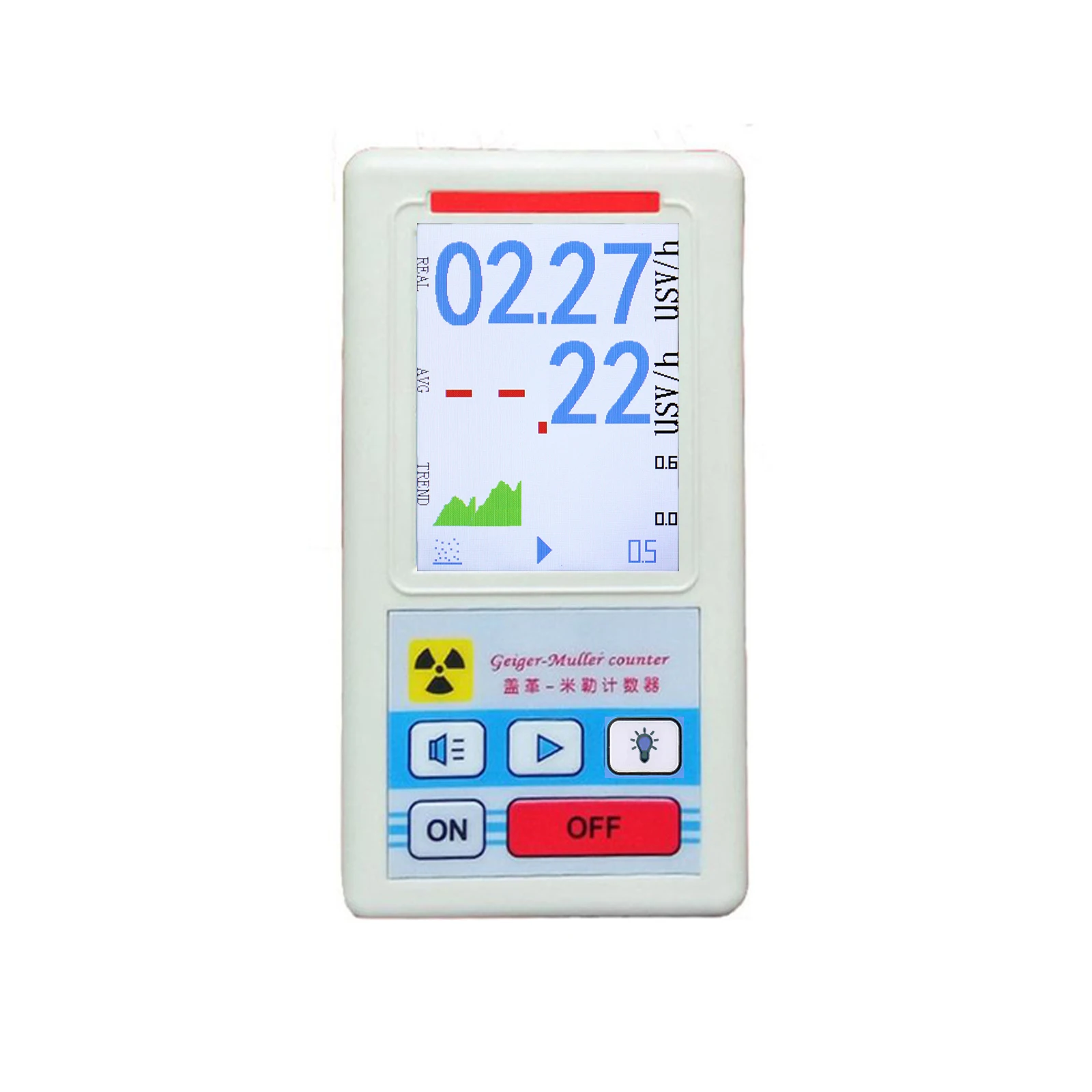 Geiger Counter Nuclear Radiation Detector Personal Dosimeter X-ray Beta Gamma Detector LCD Radioactive Tester Marble Tool height measurement tool Measurement & Analysis Tools