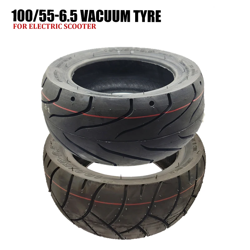 

100/55-6.5 Tubeless Tire 90/65-6.5 Thickened Wear-resistant Vacuum Tyre for Electric Scooter Parts