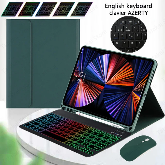 Clavier Azerty for Clavier iPad 9 Génération Case 10.2 AZERTY Keyboard for  Coque iPad 9eme Generation 8th 7th Gen Pro 10.5 Air 3 - AliExpress