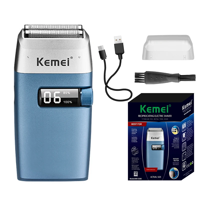 Kemei Electric Shaver For Men Washable Beard Trimmer Rechargeable Electric  Razor For Men Shaver Facial Body Shaving Machine No Box | PGMall