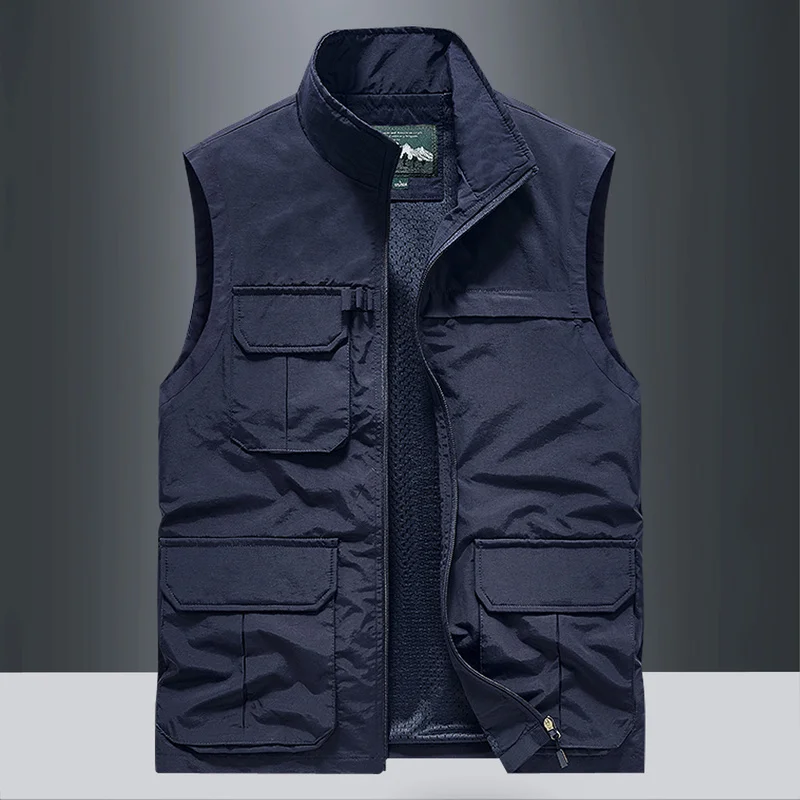Jacket Men Mens Overcoat Military Waterproof Sweatshirts Motorcyclist Vest Fishing Wear Elegant Fashionable Mesh