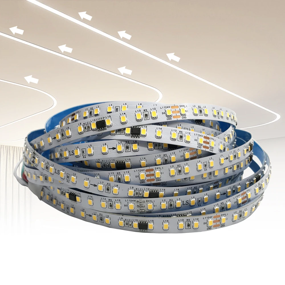 

Running Water Flowing LED Strip Light DC24V WS2811 SMD2835 Horse Race Pixel Addressable Flexible Lamp Warm/Natrual/Cool White