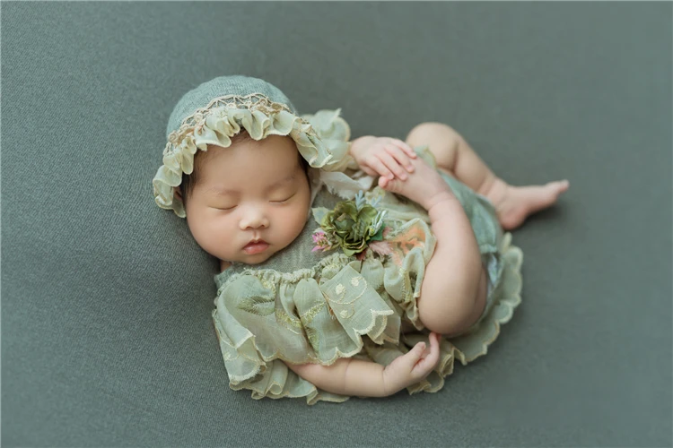 bebê recém-nascido menina rendas princesa vestidos chapéu