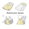 Printed Blanket Fashion C-Corteizs Picnic Blankets Warm Blanket Soft and Comfortable Blanket Home Travel Birthday Gift 3