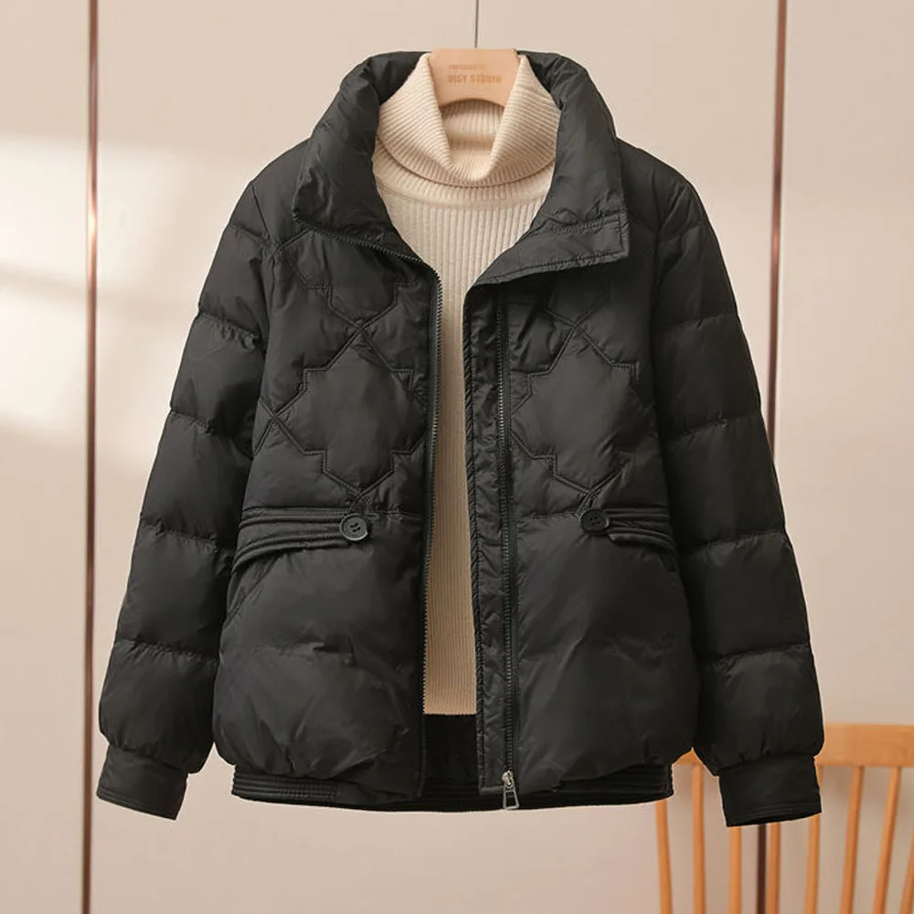 

Thick Women Winter Clothes Down Coat Windbreaker Parkas Zip Up Jacket For Women Korean Autumn Clothes Outerwear