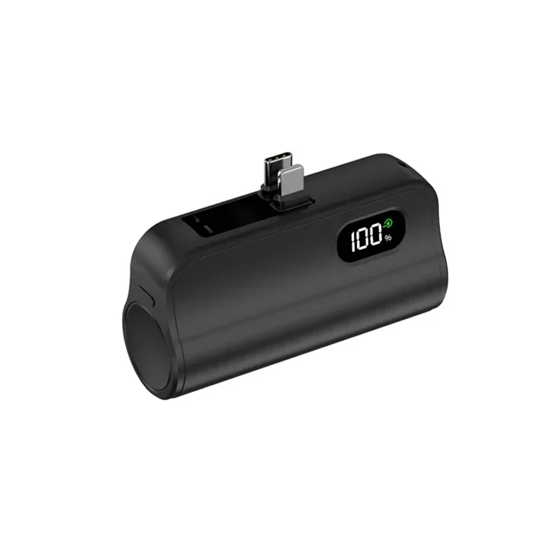 Mini 10000mAh Power Bank Built Cable Portable Mobile Phone Charger External Battery Capsule Powerbank for  IPhone Samsung Xiaomi 6