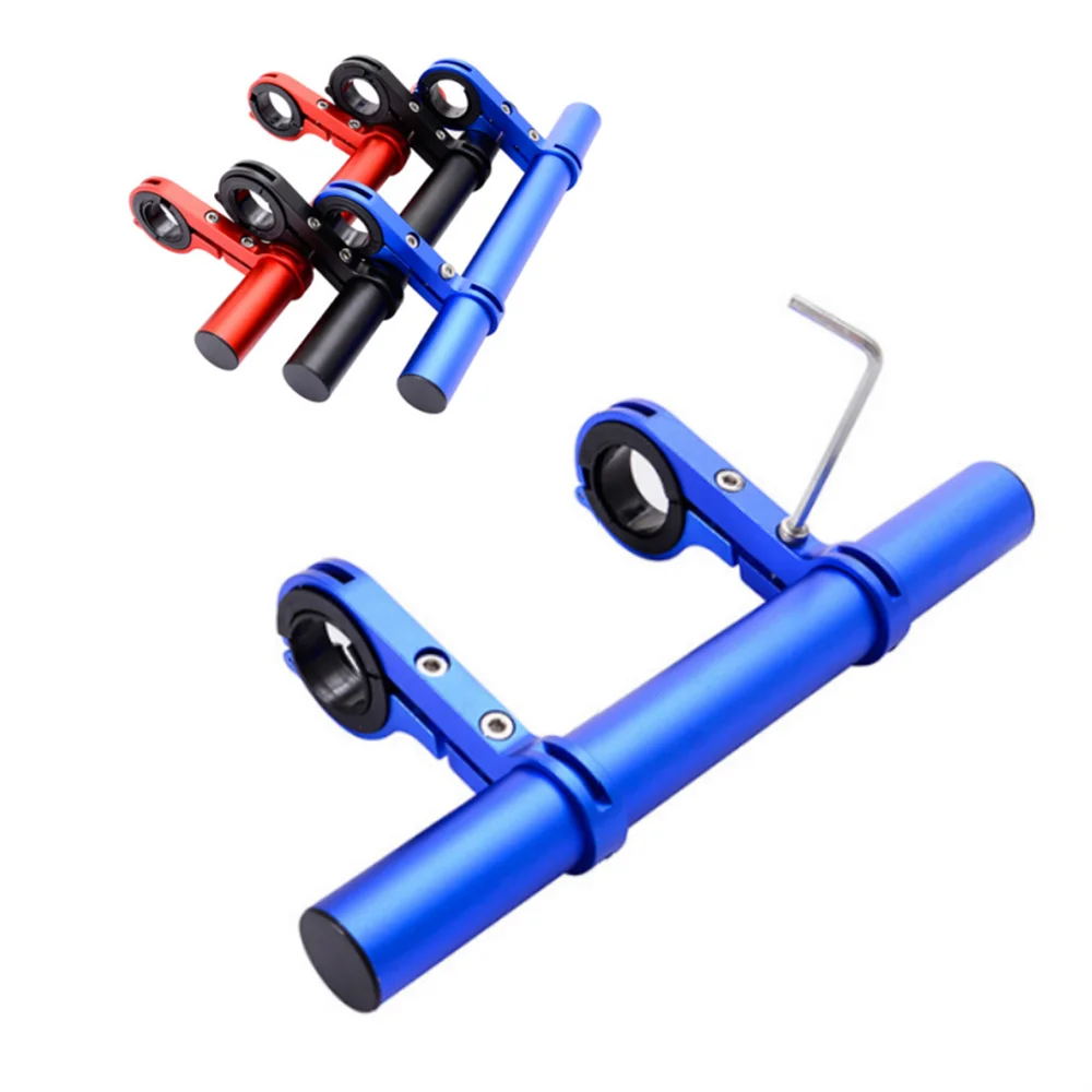 TTPRO 30cm Aluminum Bicycle Handlebar Extended Bracket MTB Bike Front Light Expansion Road Cycling Light Extender Rack Part