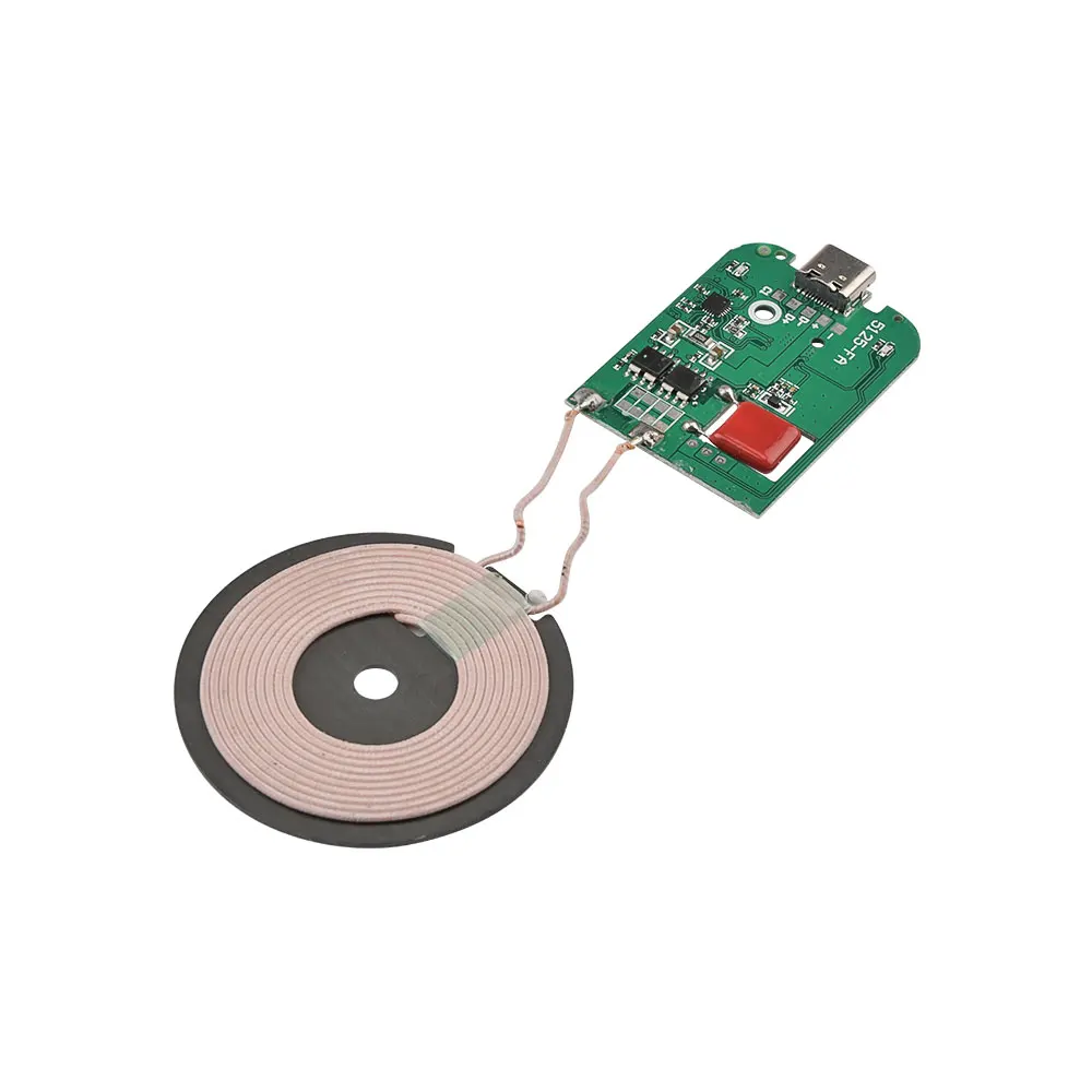 Universal Portable Fast Charging Wireless Charger DIY Kit - Transmitter Module with Coil Circuit Board
