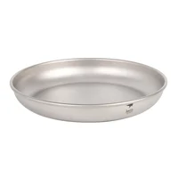 Keith Camping Tableware Titanium Plate Dinner Dish Ultralight Outdoor Travel Picnic Dinnerware Titanium Saucer 150ml-450ml 2