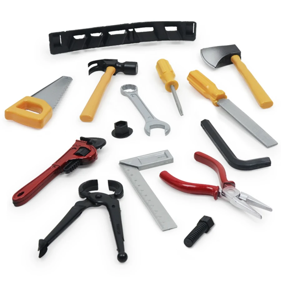 Random Style Simulation Repair Drill Tools 14pcs/set Children Pretend Play Toys Plastic Maintenance Tool Screwdriver Kids Toys kids repair toys,plastic construction toys,kids construction toys,kids pretend play set